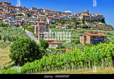 Città di Chianciano Terme in provincia di Siena in Toscana Foto Stock