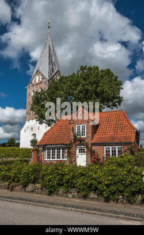 Mogeltonder, piccolo villaggio danese nel sud-ovest della penisola dello Jutland, Danimarca Foto Stock