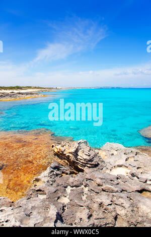 Es Calo de San Agusti in Formentera isole baleari Foto Stock