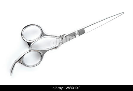 Il taglio dei capelli professionale forbici. Studio di isolamento. Foto Stock