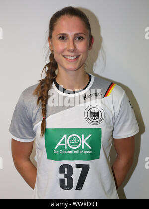 Donna pallamano Alicia Stolle ( Germania, Deutscher Handballbund, HSG Blomberg-Lippe) Foto Stock