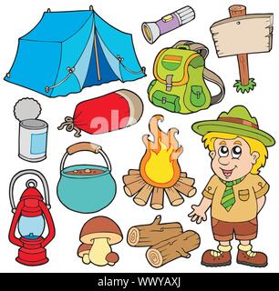 Collezione outdoor Illustrazione Vettoriale