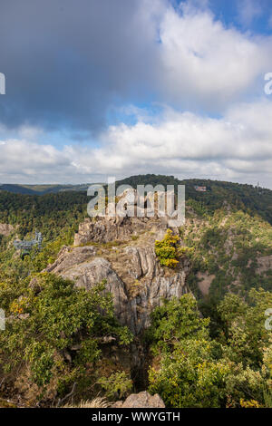 Thale funivie Harz mondo di esperienza Foto Stock