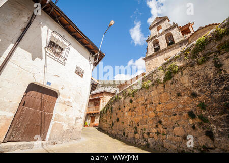 Tudanca de Ebro, regione Paramos, Burgos, Spagna Foto Stock