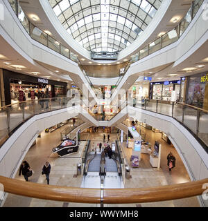 Shopping Mall City-Arkaden, Wuppertal, Bergisches Land, Renania settentrionale-Vestfalia, Germania, Europa Foto Stock