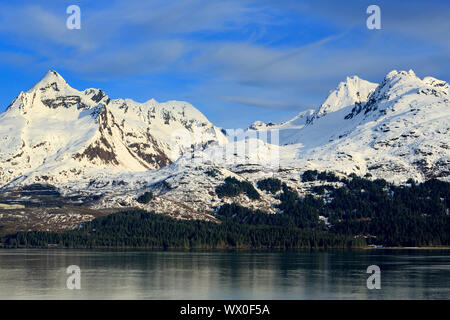 Prince William Sound, Valdez, Alaska, Stati Uniti d'America, America del Nord Foto Stock