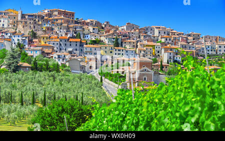 Città di Chianciano Terme in provincia di Siena in Toscana Foto Stock