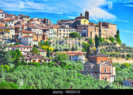 Città di Chianciano Terme in provincia di Siena in Toscana Foto Stock