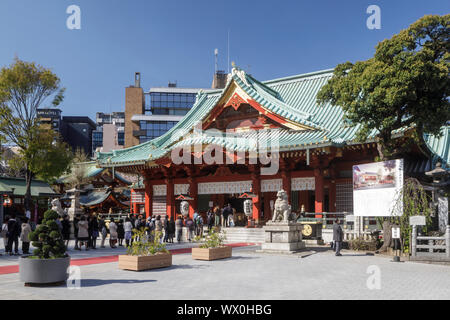 Kanda Myoujin Santuario in Binkyo, Tokyo, Giappone, Asia Foto Stock