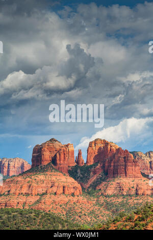 Cattedrale Rock, Sedona, in Arizona, Stati Uniti d'America, America del Nord Foto Stock