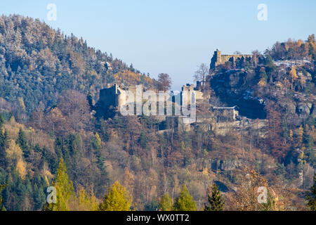 Monastero di Oybin in Zittau Montagne Foto Stock