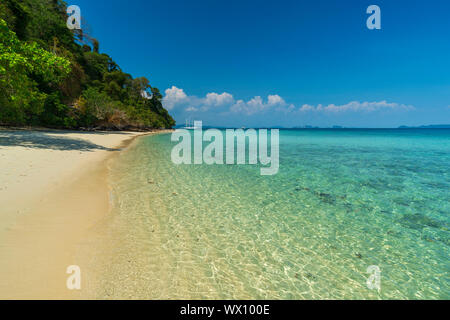 Ko Kradan tropical beach, Thailandia, Sud-est asiatico, in Asia Foto Stock