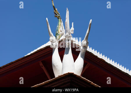 Laos, novembre 2016. Tempio buddista Foto Stock