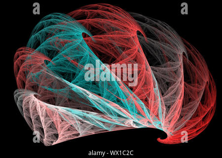 Immagine astratta : fractal vortex. Foto Stock