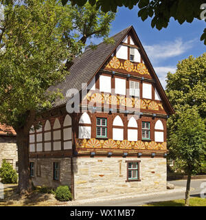 L'edificio di stoccaggio, Spieker, Atteln, Lichtenau, Renania settentrionale-Vestfalia, Germania, Europa Foto Stock
