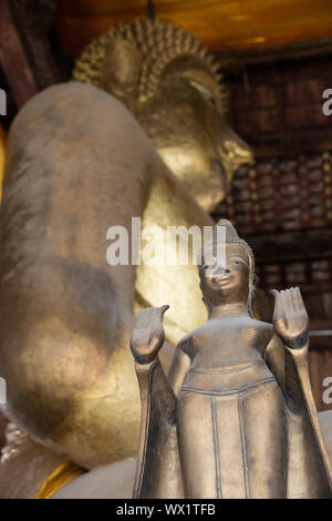 Laos, novembre 2016. Tempio buddista Foto Stock