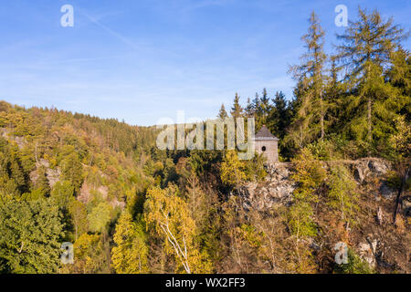 Impressioni autunnali dal Selketal in autunno Foto Stock