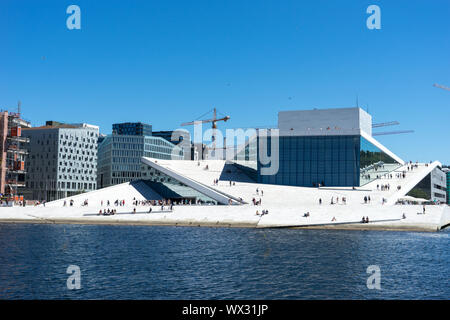 Opera House di Oslo Foto Stock