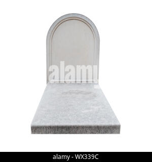 Blank gvavestone dal marmo Foto Stock