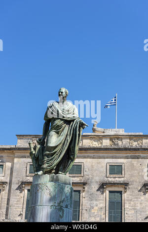 Sir Frederick Adam, Memorial, il museo di arte asiatica, Corfu, Corfù, Grecia, Europa Foto Stock