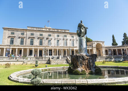 Sir Frederick Adam, Memorial, il museo di arte asiatica, Corfu, Corfù, Grecia, Europa Foto Stock