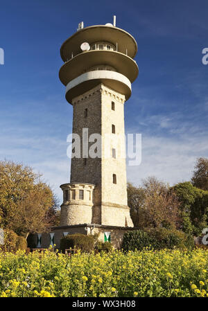 Longino torre sulla Westerberg, Nottuln, Münsterland, Renania settentrionale-Vestfalia, Germania, Europa Foto Stock