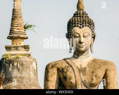 Statua del Buddha in Thailandia, digital photo foto come sfondo Foto Stock