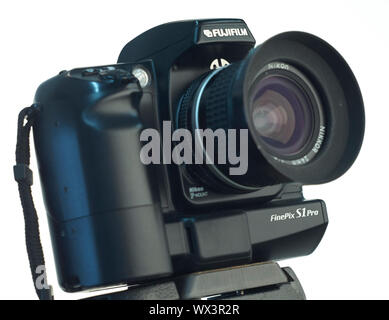Studio fotografico di una Fuji Finepix S1 DSLR Foto Stock