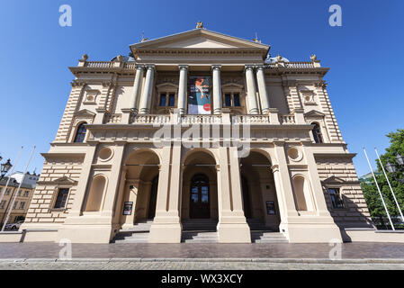 Teatro di Stato, Schwerin, Meclemburgo-Pomerania Occidentale, Germania, Europa Foto Stock