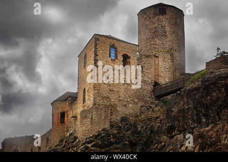 Il vecchio castello nel Usti nad Labem Foto Stock