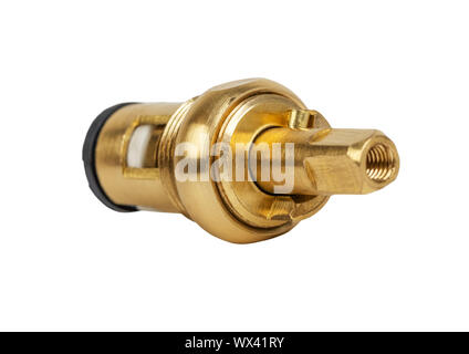 Rubinetto di ottone cartuccia di parti di ricambio per valvola acqua Foto Stock