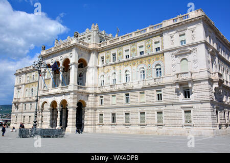 Governament Palace, il Palazzo del Governo, Trieste, Italia, Europa Foto Stock