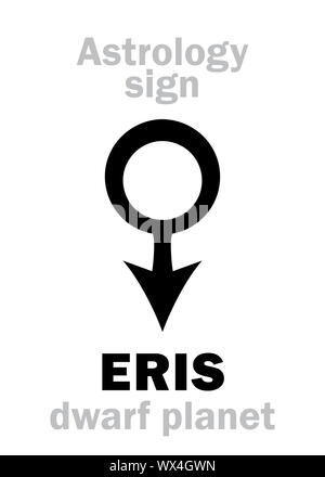 Astrologia: PIANETA ERIS Foto Stock