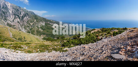 Estate Llogara pass, Albania Foto Stock