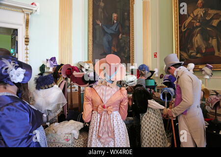 Festival Fayre, Jane Austen Festival, Guildhall, bagno, Somerset, Inghilterra, Gran Bretagna, Regno Unito Regno Unito, Europa Foto Stock