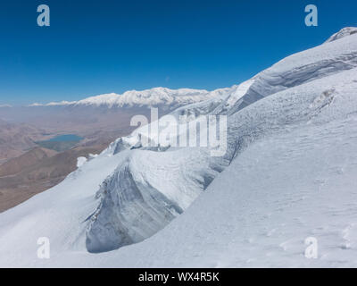 Picco del Muztagh Ata, Cina Foto Stock