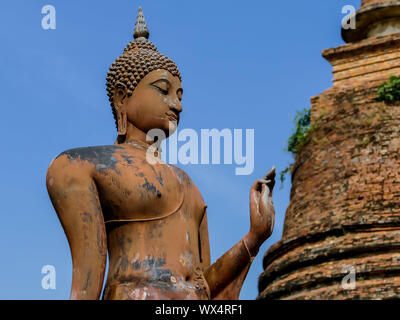 Statua del Buddha in Thailandia, digital photo foto come sfondo Foto Stock