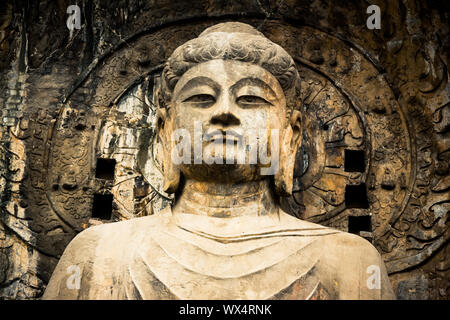 Buddha in Grotte di Yungang,Cina Foto Stock