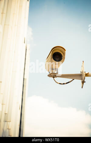 Telecamera di sorveglianza Foto Stock