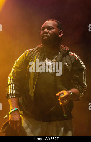 Settembre 14, 2019, Chicago, Illinois, U.S: RAEKWON (COREY WOODS) di Wu Tang Clan durante il Riot Fest Festival di Musica a Douglas Park di Chicago, Illinois (credito Immagine: © Daniel DeSlover/ZUMA filo) Foto Stock