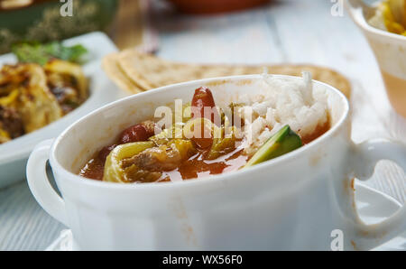 Tex-mex zuppa di pollo Foto Stock
