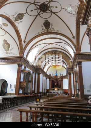 Cochabamba - Bolivia, 13 agosto 2019: El Hospicio interno della chiesa si trova in Piazza Colon nella città di Cochabamba Foto Stock