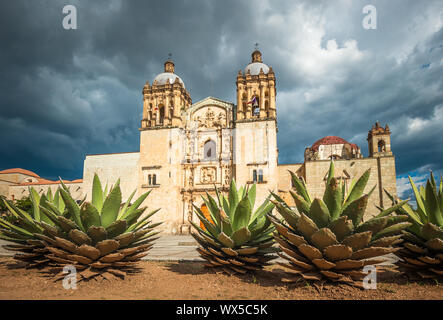 Chiesa di Santo Domingo de Guzman in Oaxaca, Messico Foto Stock