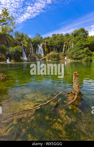 Cascate di Kravice in Bosnia ed Erzegovina Foto Stock