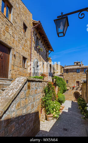 Borgo di Civita di Bagnoregio in Italia Foto Stock