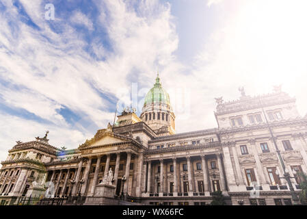 Palazzo del Congresso Nazionale di Buenos Aires, Argentina. Foto Stock