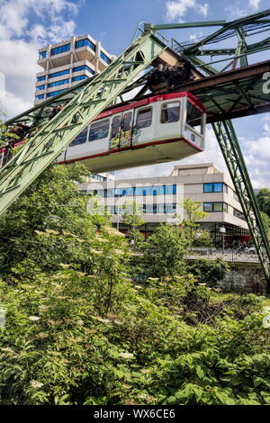 Wuppertal ferroviaria di sospensione Foto Stock