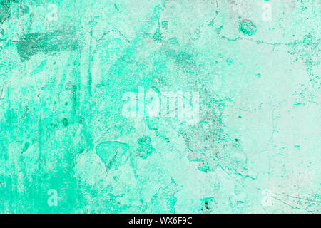 Il vecchio muro di cemento un frammento, dipinte e pelati in stucco di sfondo texture Foto Stock