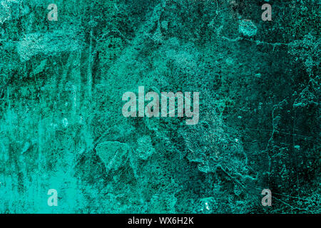 Il vecchio muro di cemento un frammento, dipinte e pelati in stucco di sfondo texture Foto Stock