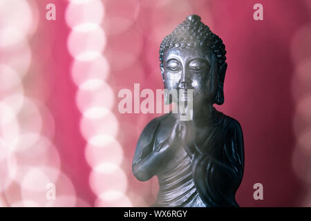 La statua di Buddha di firmare per la pace e la saggezza Foto Stock
